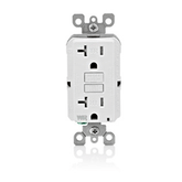 Leviton WT899-W White SmartlockPro® Slim Ground Fault Circuit Interrupter